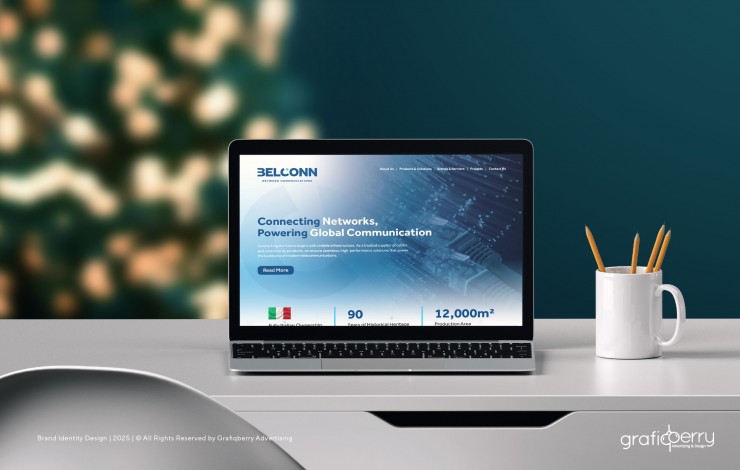 Belconn company website redesign